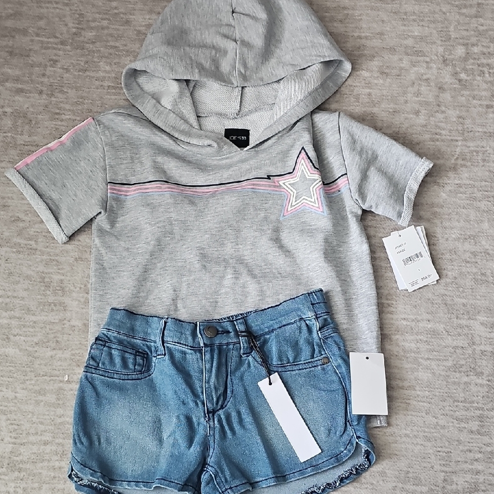 Joe's Jeans Gray and Blue Kids Matching Set